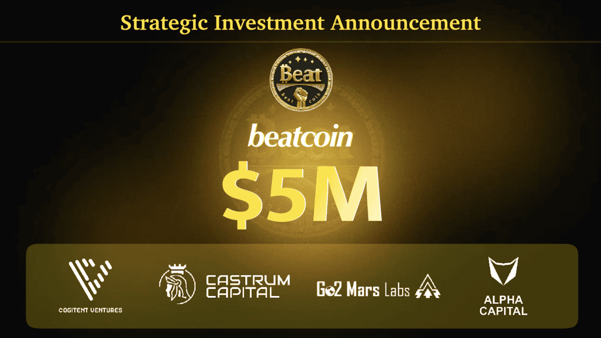 BeatCoin Secures $5M Strategic Round to Standardize Web3 Behavior Value Settlement